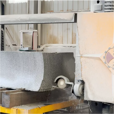 Máquina de sierra de alambre de diamante CNC DTWS-2000SA con alta precisión de corte y rotación de 360° para perfilado de piedra