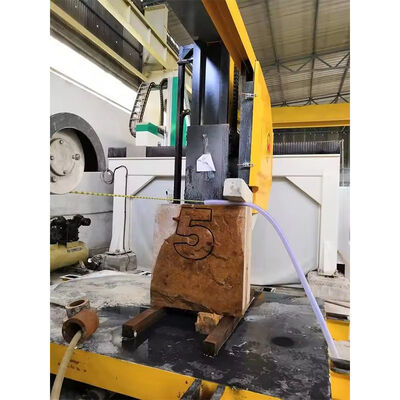 Máquina de sierra de hilo diamantado CNC de 5 ejes de alta precisión para perfilado de piedra complejo y tallado 3D