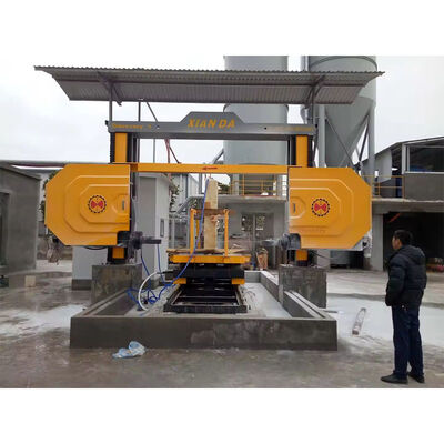 Máquina automática de sierra de hilo de diamante CNC de 5 ejes para cortar y dar forma a bloques de mármol y granito