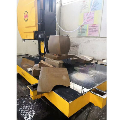 Máquina automática de sierra de hilo de diamante CNC de 5 ejes para cortar y dar forma a bloques de mármol y granito