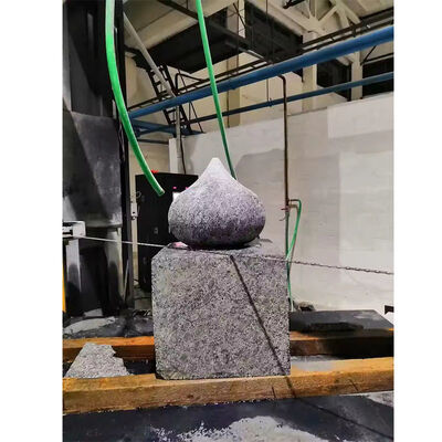 Máquina automática de sierra de hilo de diamante CNC de 5 ejes para cortar y dar forma a bloques de mármol y granito