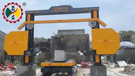 Sierra de alambre de diamante herramienta de corte de precisión peso bruto 10500 kg construida para el rendimiento en proyectos de corte de piedra y hormigón