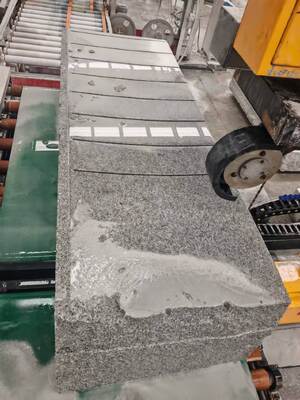 Máquina automática vertical CNC de sierra de alambre de diamante para procesamiento de granito y mármol
