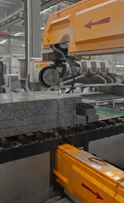 Máquina automática vertical CNC de sierra de alambre de diamante para procesamiento de granito y mármol