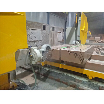 Máquina de sierra de hilo diamantado CNC de alta resistencia para perfilado de bloques de piedra grandes y corte de formas especiales