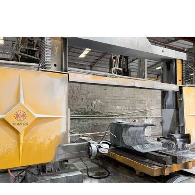 Máquina de sierra de alambre de diamante con control CNC de alta eficiencia y enlace de cuatro husillos para corte de piedra