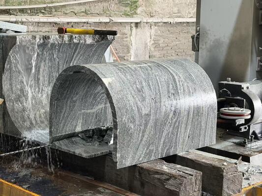 Máquina de sierra de alambre de diamante con control CNC de alta eficiencia y enlace de cuatro husillos para corte de piedra