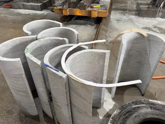 Máquina de sierra de alambre de diamante con control CNC de alta eficiencia y enlace de cuatro husillos para corte de piedra