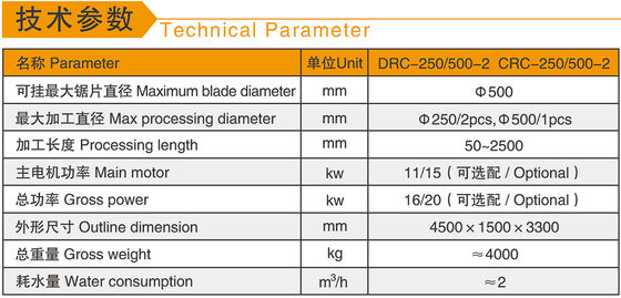 Máquina de corte de balaustres de dos piezas con control PLC/CNC para mármol y granito