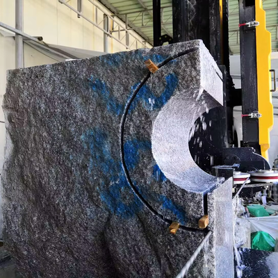XIANDA DTWS-1500 DTWS-2000 4 Axis CNC Diamond Wire Saw Machine Tombstone Stone Profiling Cutting Machine for Granite Marble Special Shape