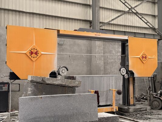RSM-3500-21A/B Diamond Wire Saw Machine with 3500×3500×2100mm Max Processing Size and 15kw Main Motor Power