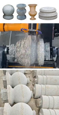 Máquina de perfilado de bolas redondas para granito de mármol