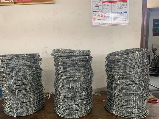 Granito que perfila la piedra 8.8m m de Diamond Wire Saw Rope Cutting de las herramientas