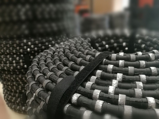 La extracción de mármol equipa la piedra 11.5m m del corte de Diamond Wire Saw Rope To