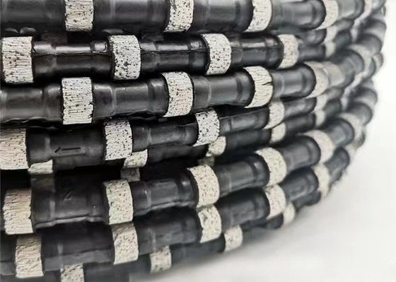La extracción de mármol equipa la piedra 11.5m m del corte de Diamond Wire Saw Rope To