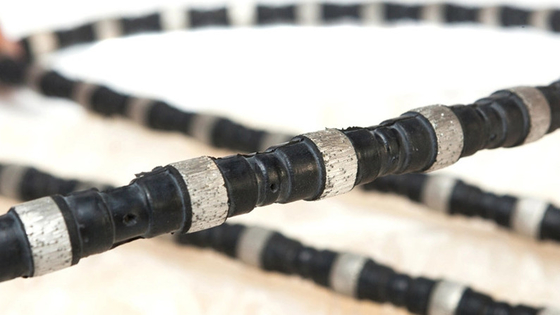 La extracción de mármol equipa la piedra 11.5m m del corte de Diamond Wire Saw Rope To