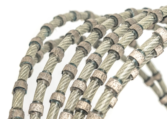 La preparación del bloque del granito equipa a Diamond Wire Saw Rope Diamond que el cable vio 11m m