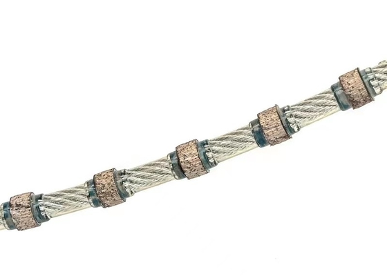 La preparación del bloque del granito equipa a Diamond Wire Saw Rope Diamond que el cable vio 11m m