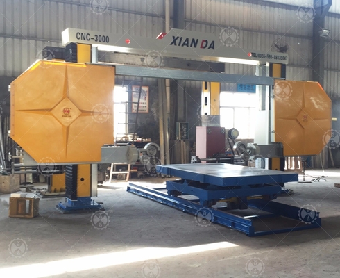 Cortadora de Diamond Wire Saw Stone Profiling 11kw