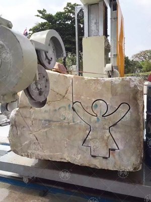 Granito de piedra del mármol de Diamond Wire Saw Machine For de la cortadora del CNC