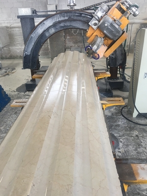 Máquina automática 450m m a 1400m m de Roman Pillar Slot Column Cutting
