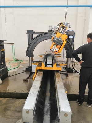 Máquina de proceso automática de Roman Pillar Slot Stone Cutting 7.5kw