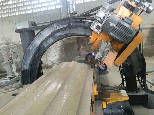 Máquina de proceso automática de Roman Pillar Slot Stone Cutting 7.5kw