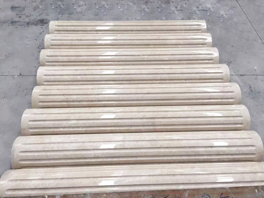 Máquina de proceso automática de Roman Pillar Slot Stone Cutting 7.5kw