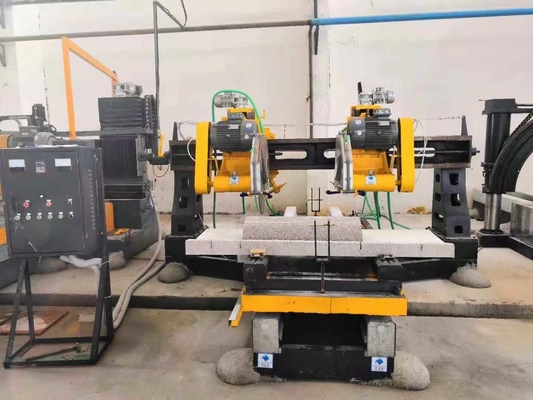 Cortadora automática de borde de la piedra de cuatro rebanadas para la losa 1500m m de la columna