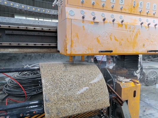máquina pulidora de la losa circular 380V para el proceso hueco de la columna