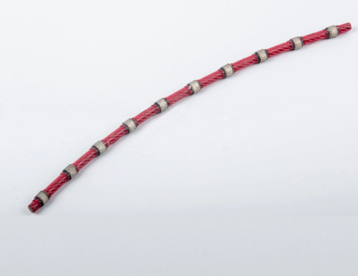Línea de mármol velocidad de la piedra 25-35m/S de Diamond Coated Wire Saw For del bloque del heavy