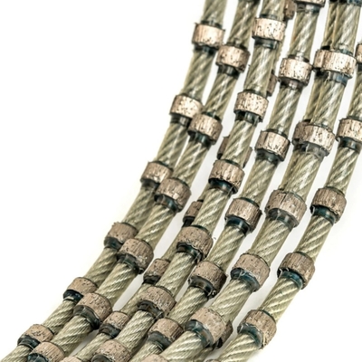 La preparación del bloque del granito equipa a Diamond Wire Saw Rope Diamond que el cable vio 11m m