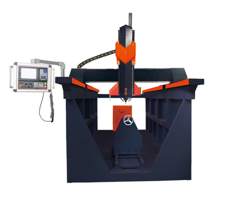 piedra del CNC de la columna 4axis que talla la máquina 7.5kw Jadestone