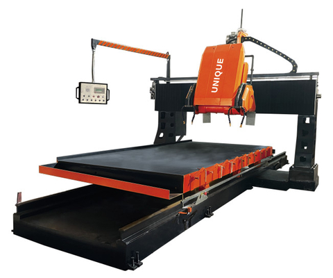 Tipo cortadora de piedra del perfil del deluente linear 600m m del pórtico del CNC del PLC